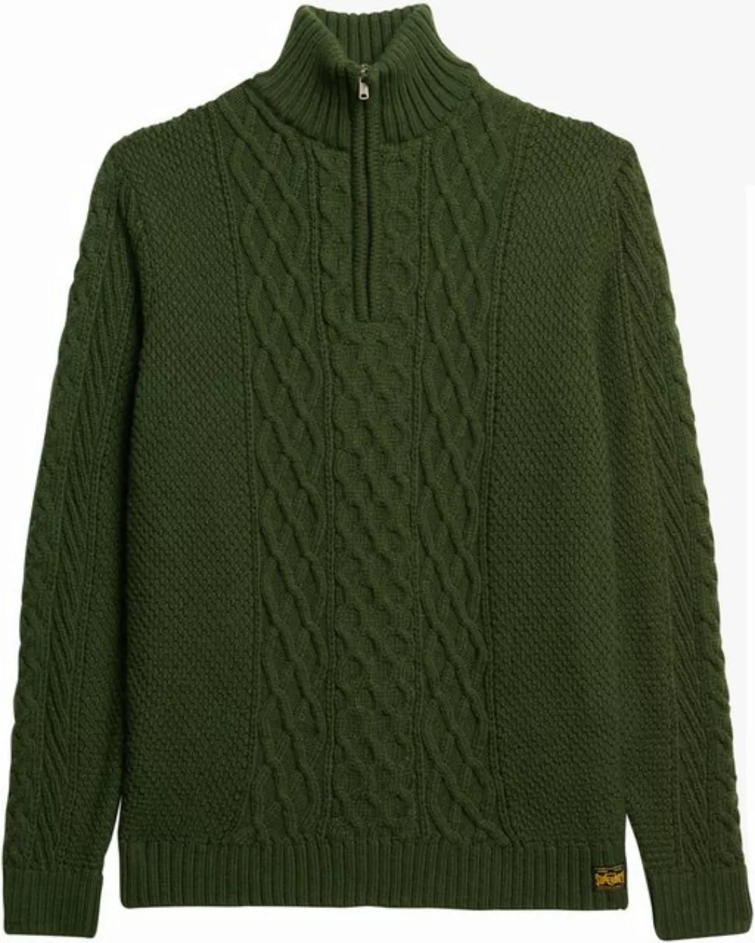 Superdry Strickpullover Jacob Cable Knit Half Zip günstig online kaufen