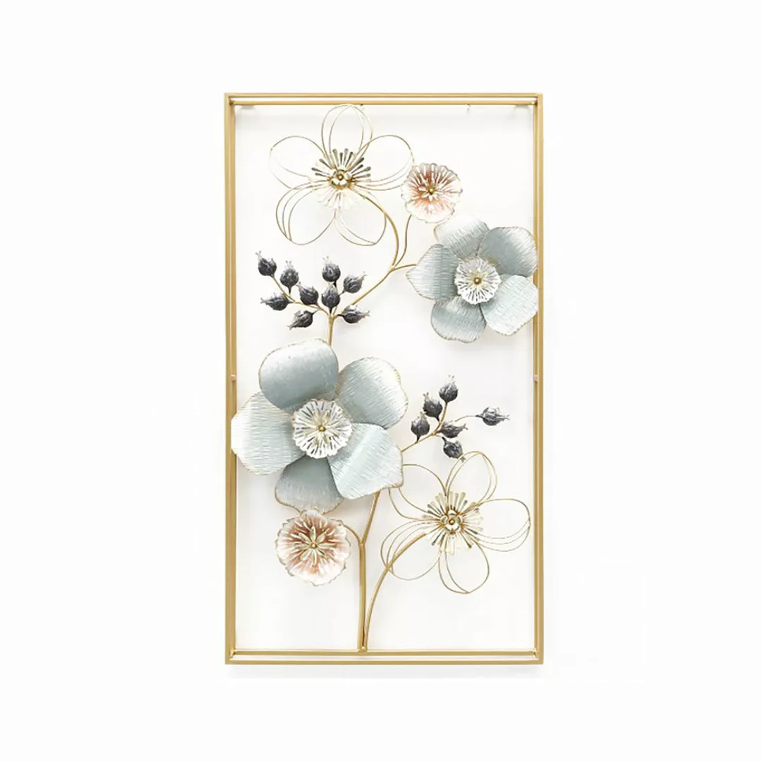 Wanddekoration Dkd Home Decor Metall Blomster (50 X 5.7 X 91 Cm) günstig online kaufen