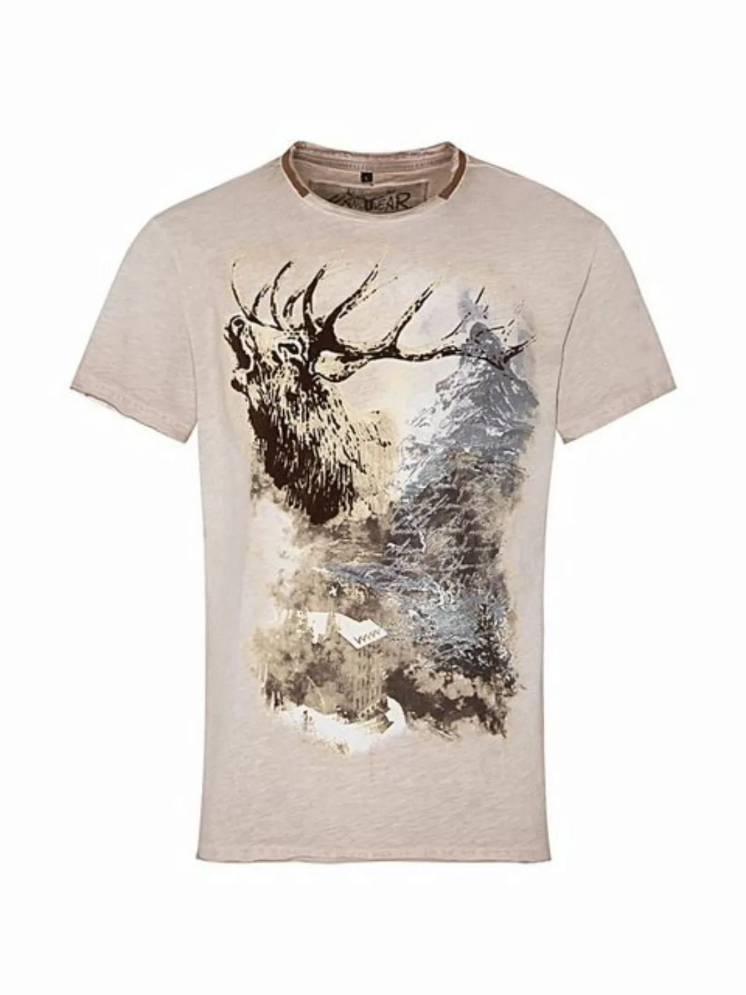 Hangowear Trachtenshirt T-Shirt YVEN beige günstig online kaufen