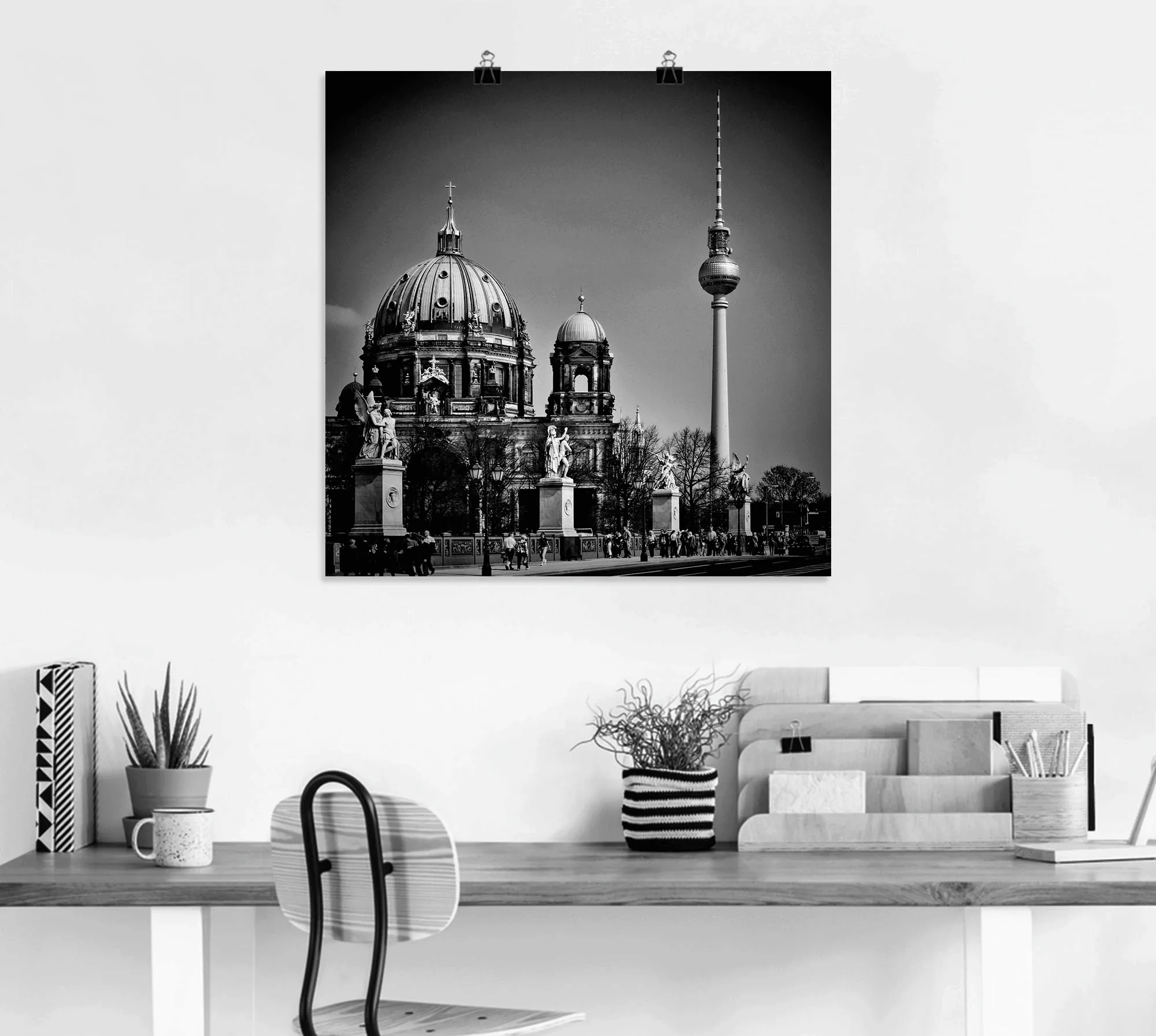 Artland Poster "Berlin Unter den Linden", Gebäude, (1 St.), als Leinwandbil günstig online kaufen