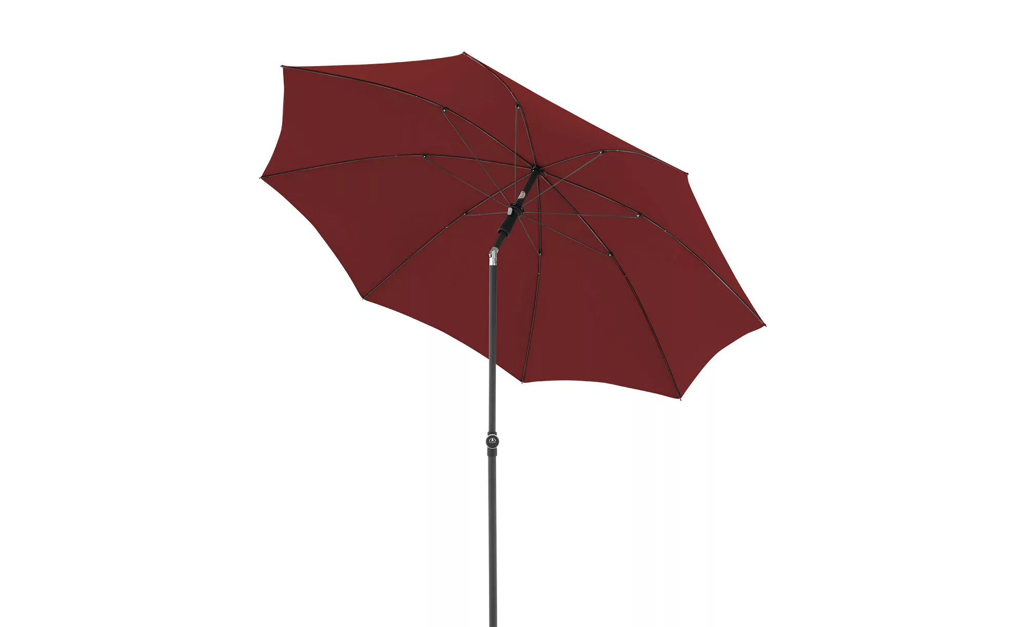 Doppler Marktschirm Ø 208 cm Bordeaux mit Handöffner günstig online kaufen