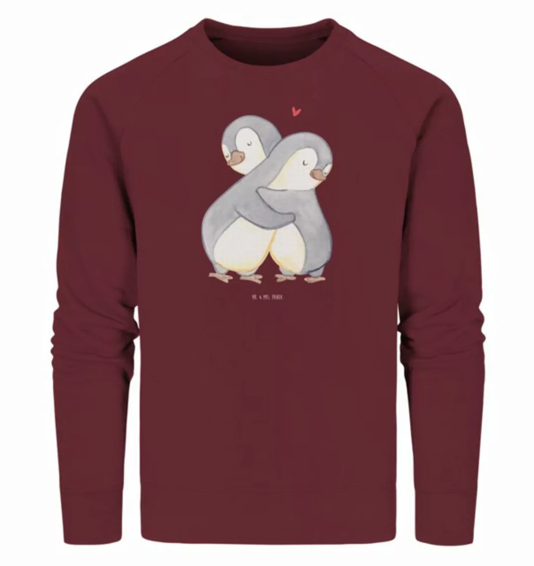 Mr. & Mrs. Panda Longpullover Größe S Pinguine Kuscheln - Burgundy - Gesche günstig online kaufen