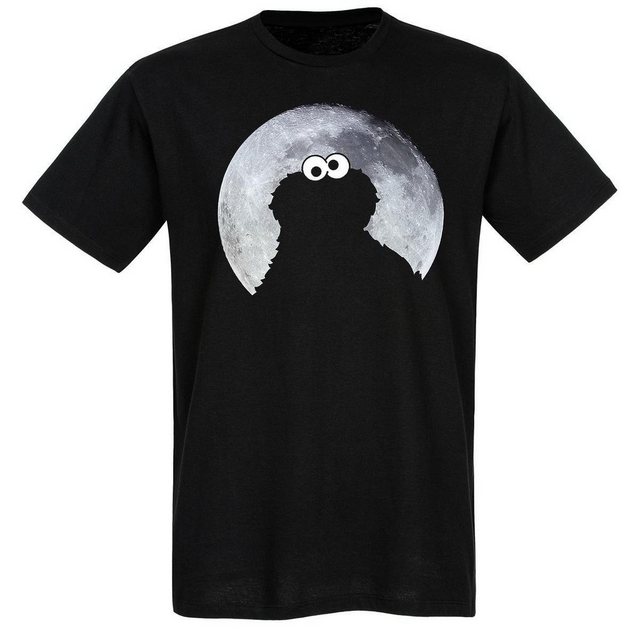 Sesamstrasse T-Shirt Cookie Monster Moonnight günstig online kaufen