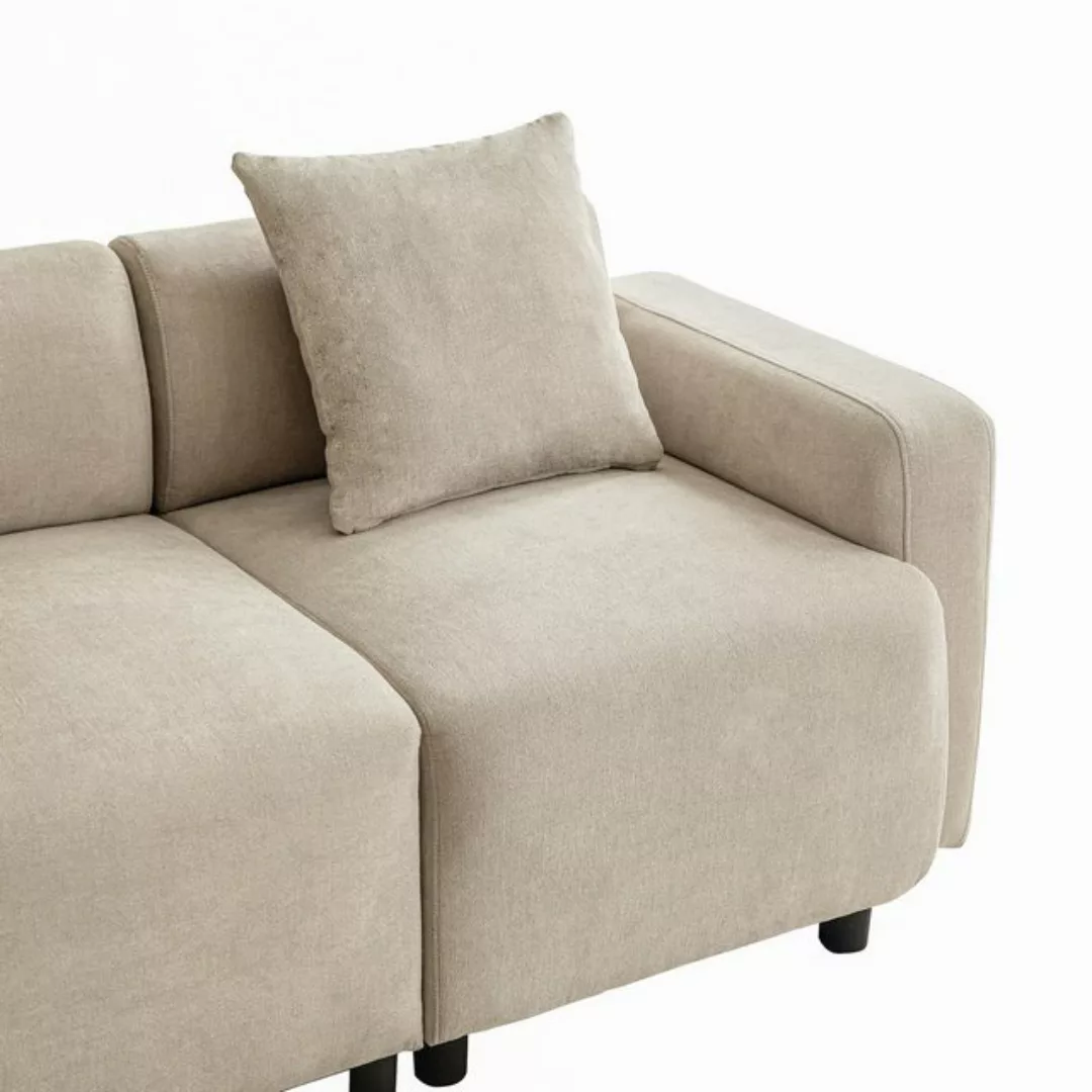 Merax 3-Sitzer aus Chenille-Stoff mit 2 Kissen, Sofagarnitur, Loungesofa, m günstig online kaufen