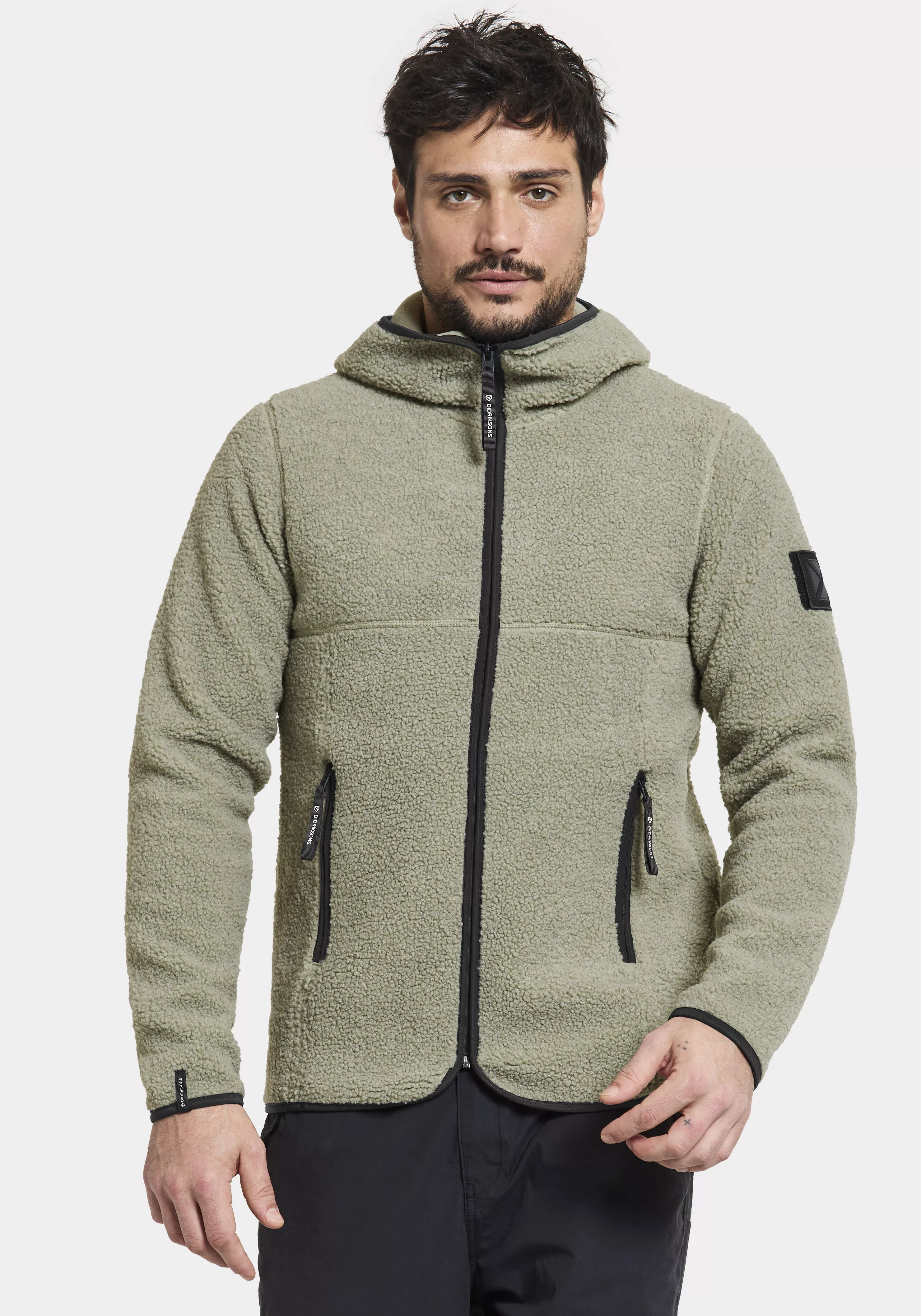 Didriksons Fleecejacke, mit Kapuze günstig online kaufen