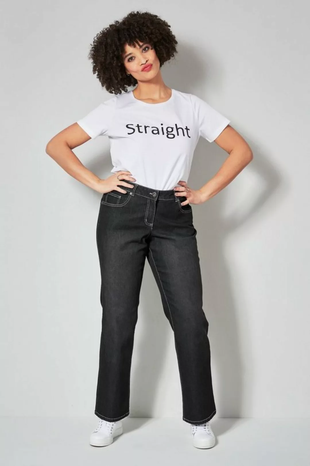 Dollywood Regular-fit-Jeans Jeans Straight Fit 5-Pocket günstig online kaufen