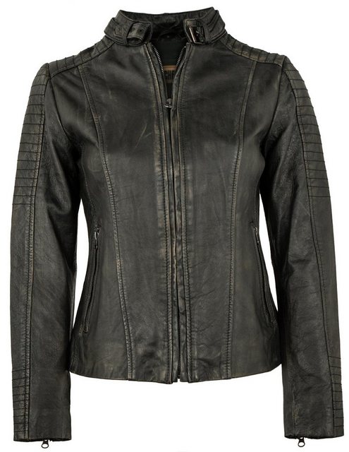 PUNCHBALL Lederjacke Lady-102 Echtleder Damen Lederjacke Lammnappa schwarz/ günstig online kaufen