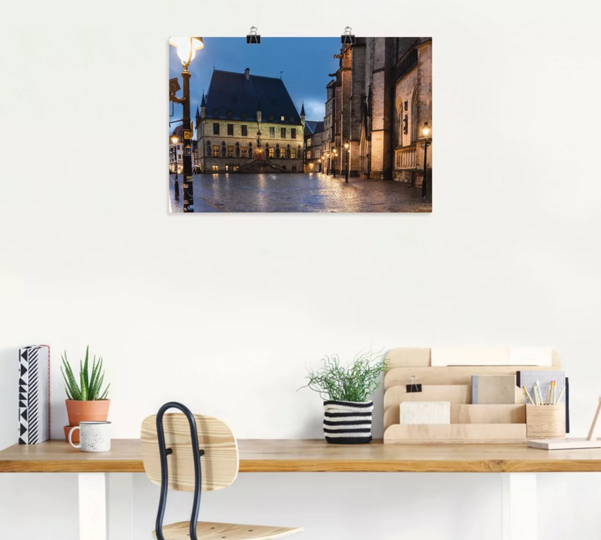 Artland Wandbild "Rathaus Osnabrück I", Gebäude, (1 St.), als Alubild, Outd günstig online kaufen