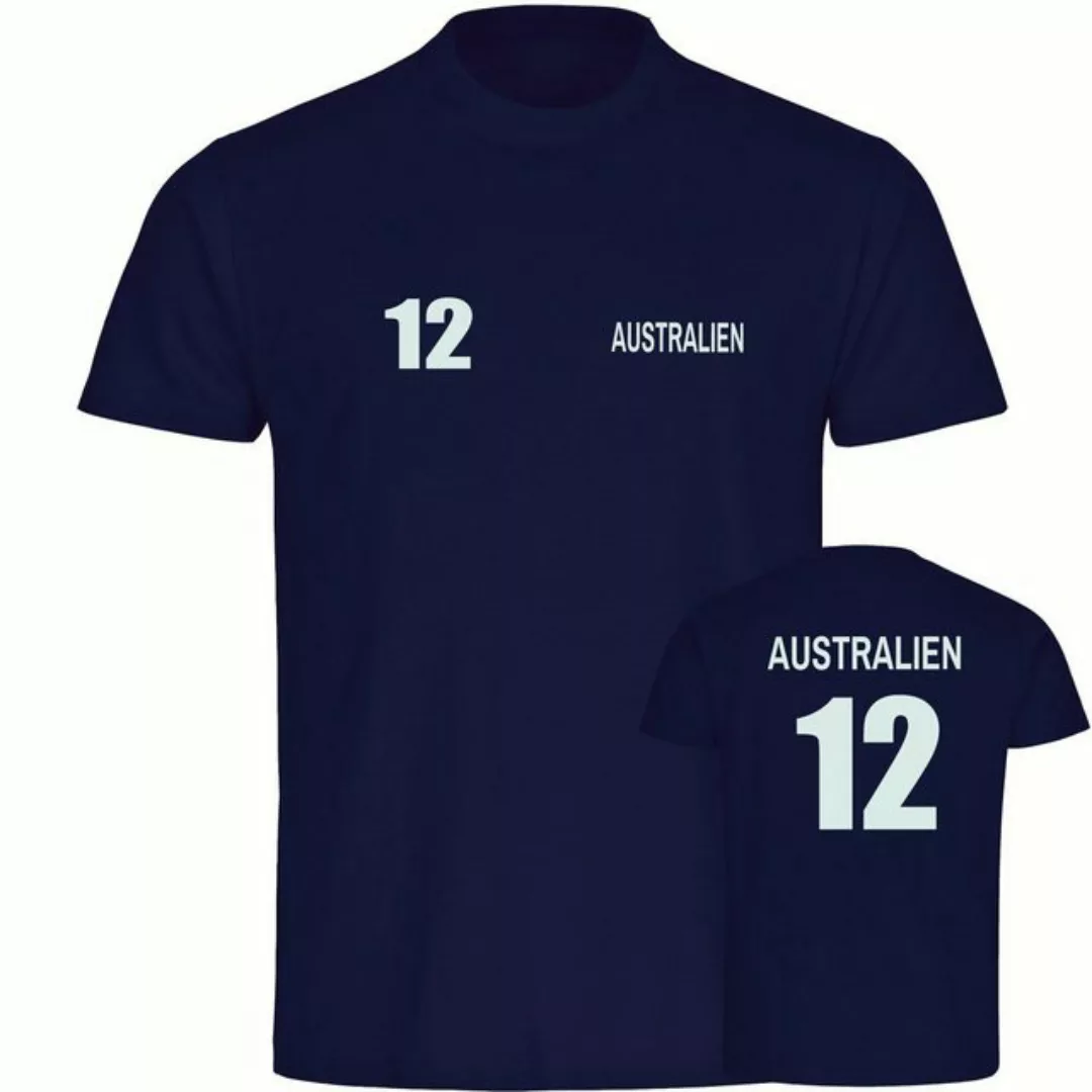 multifanshop T-Shirt Herren Australien - Trikot 12 - Männer günstig online kaufen