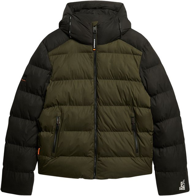 Superdry Steppjacke HOOD COLOUR BLOCK SPORT PUFFER günstig online kaufen