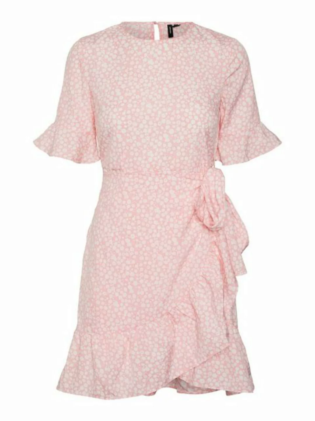 Vero Moda Shirtkleid Kurzes Mini Wickel Kleid VMHENNA (kurz) 5775 in Pink günstig online kaufen