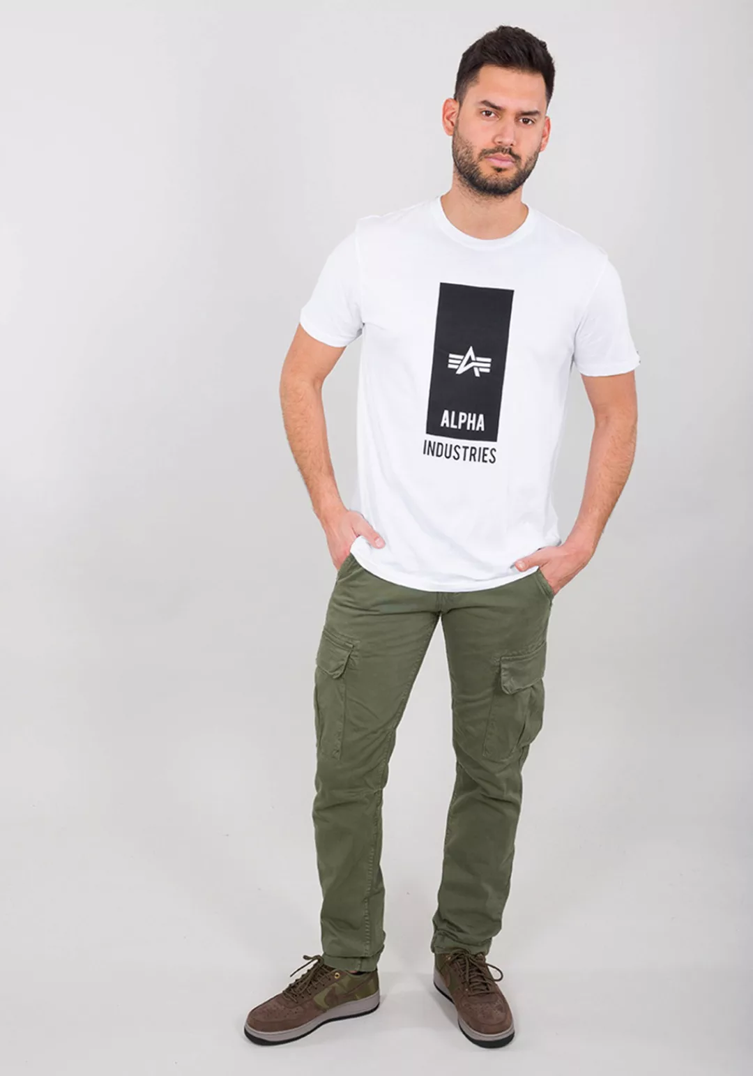 Alpha Industries T-Shirt "Alpha Industries Men - T-Shirts Block Logo T" günstig online kaufen