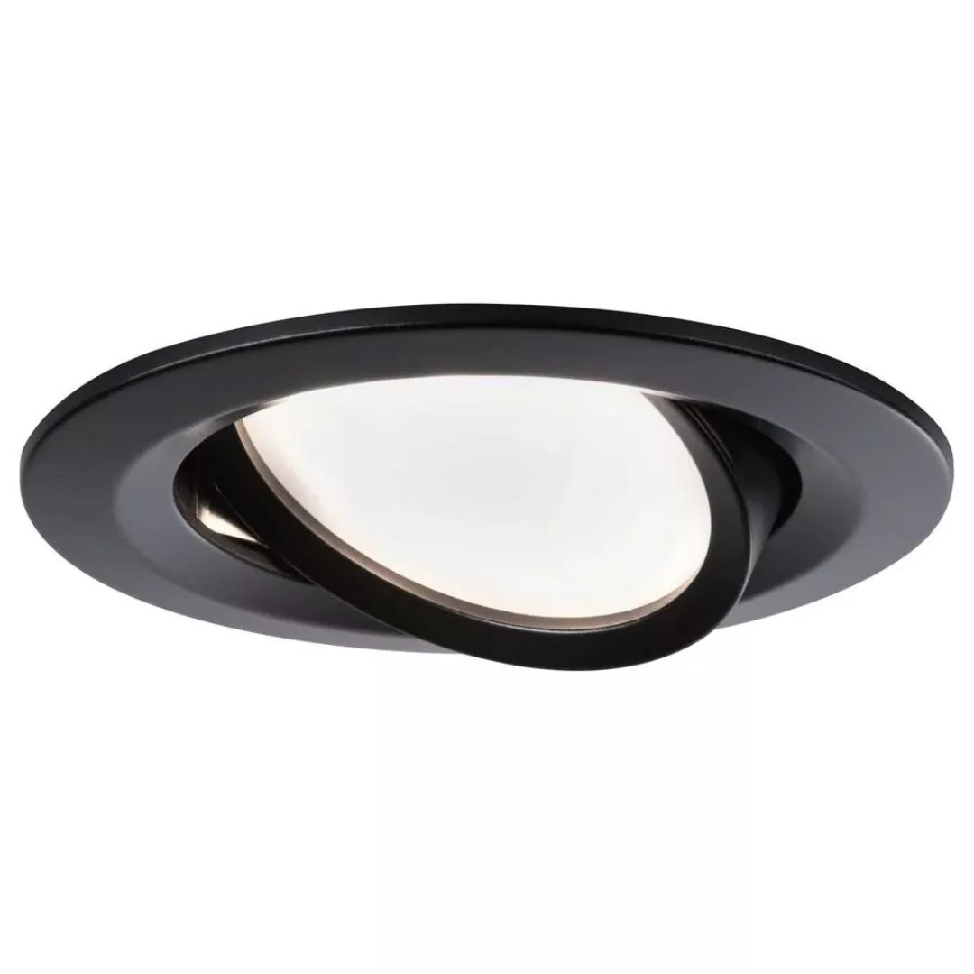 LED Einbaustrahler Nova in Schwarz-matt 3x 19,5W 1380lm schwenkbar günstig online kaufen