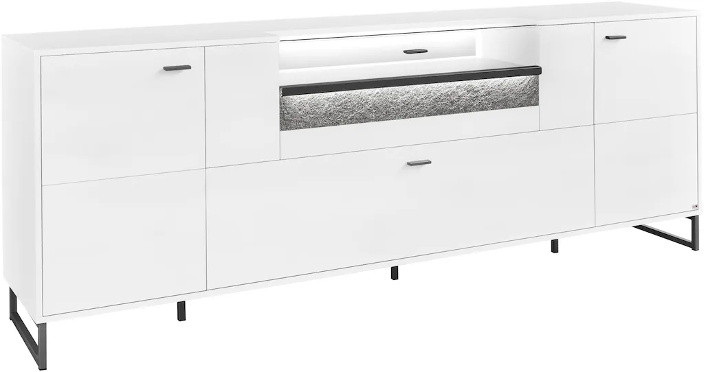 set one by Musterring TV-Schrank "Deltona", inkl. LED-Beleuchtung, Metallku günstig online kaufen