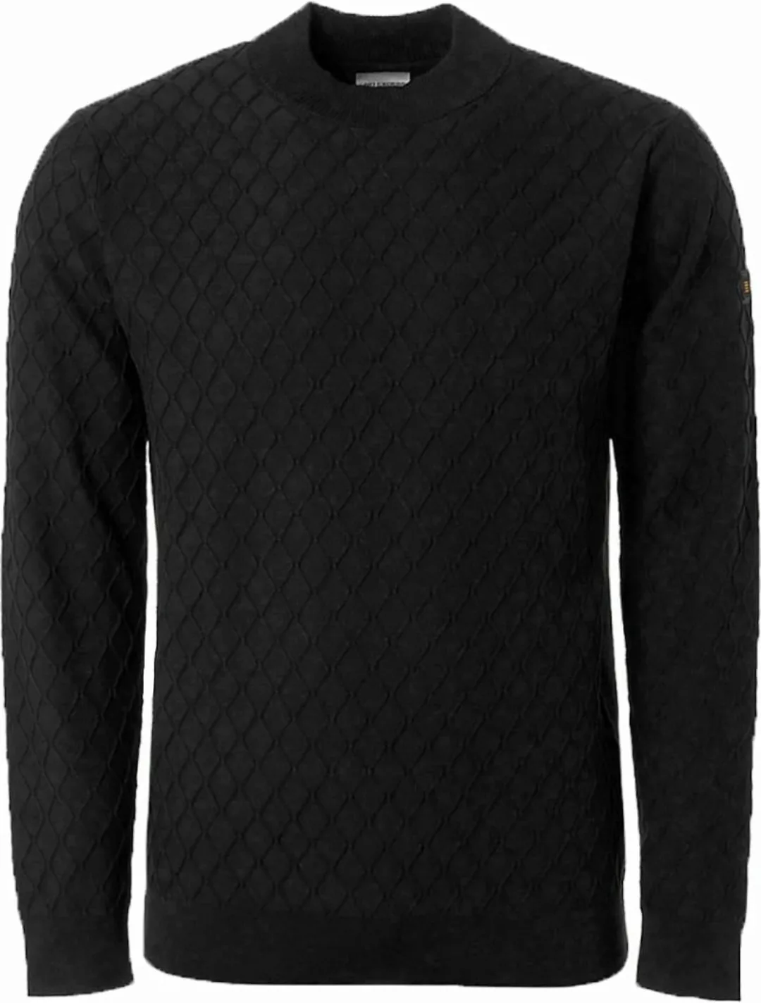 No Excess Pullover Jacquard Knitted Schwarz - Größe M günstig online kaufen