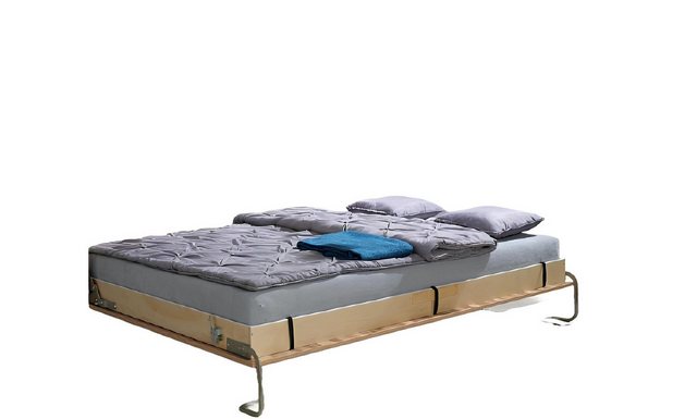 Xlmoebel Bett Neues ausklappbares Bett mit Schrank und Kommoden (BETTSCHRAN günstig online kaufen