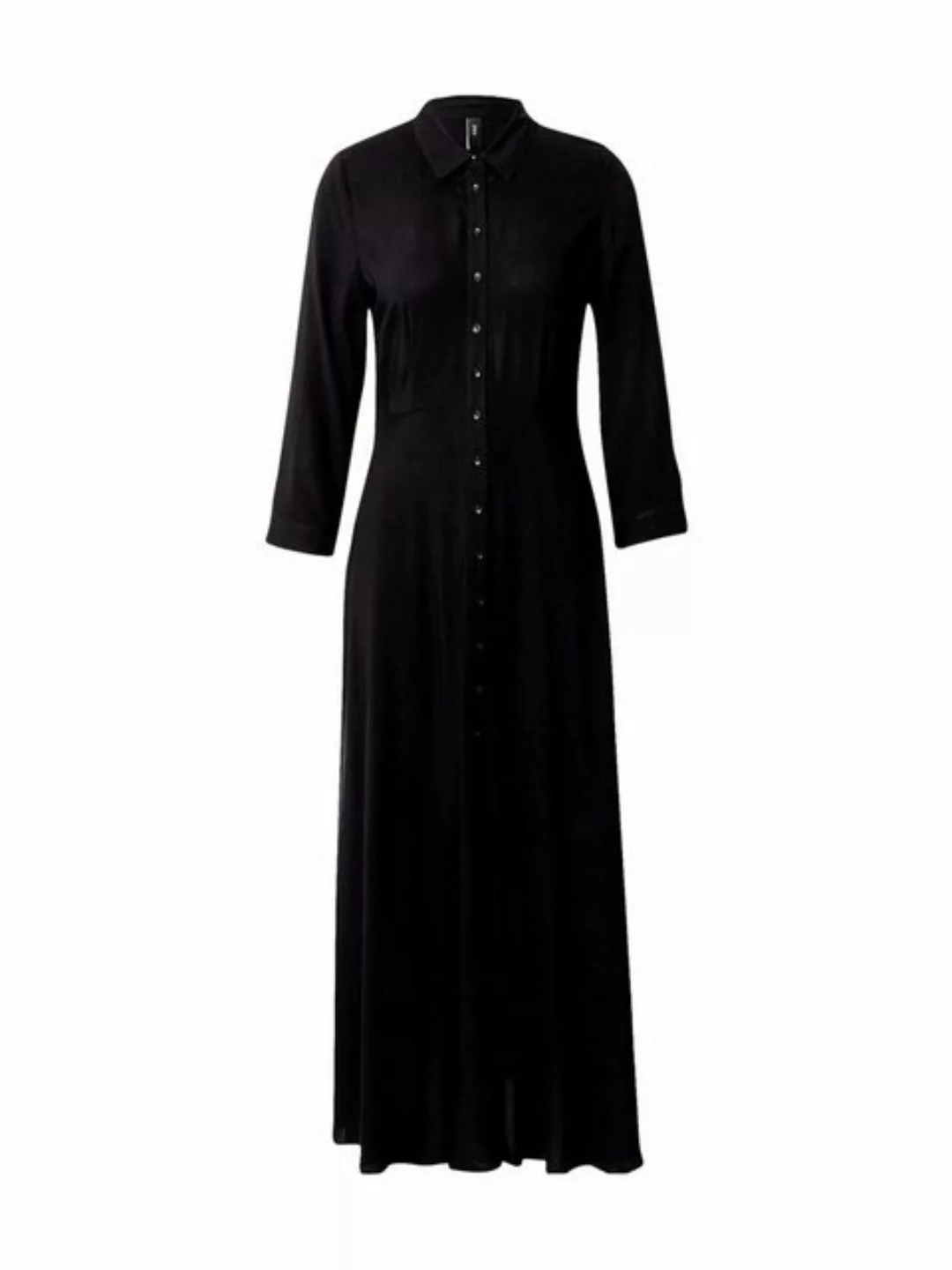 Yas Savanna Hemdblusenkleid Mit Langen Ärmeln XS Black günstig online kaufen
