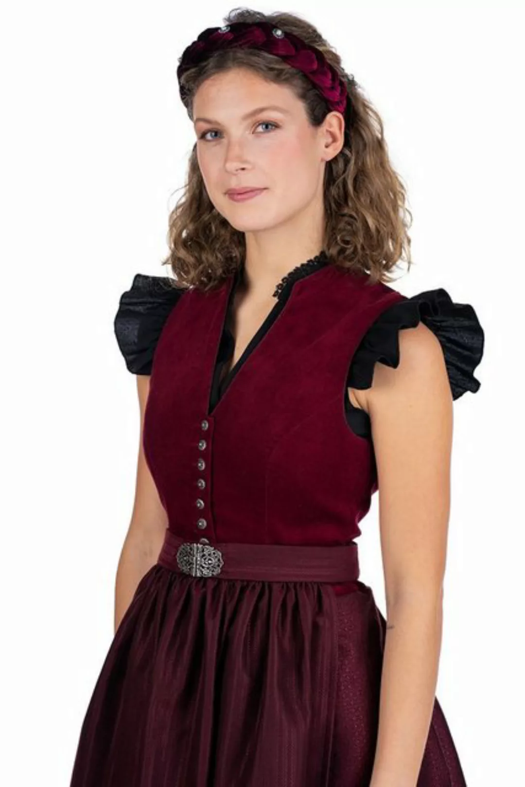 MarJo Dirndl Cord Dirndl 2tlg. - JANETTE - bordeaux günstig online kaufen