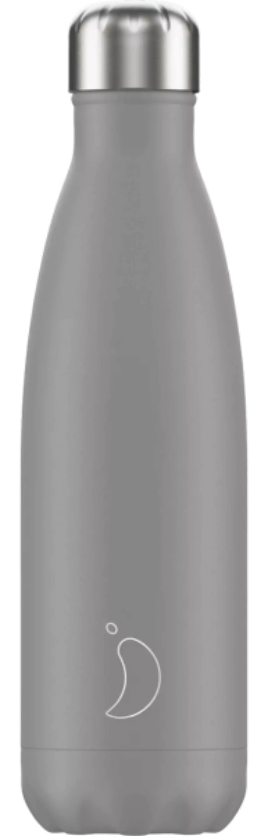 Thermosflasche Einfarbig Seidenmatt Grau 500ml günstig online kaufen