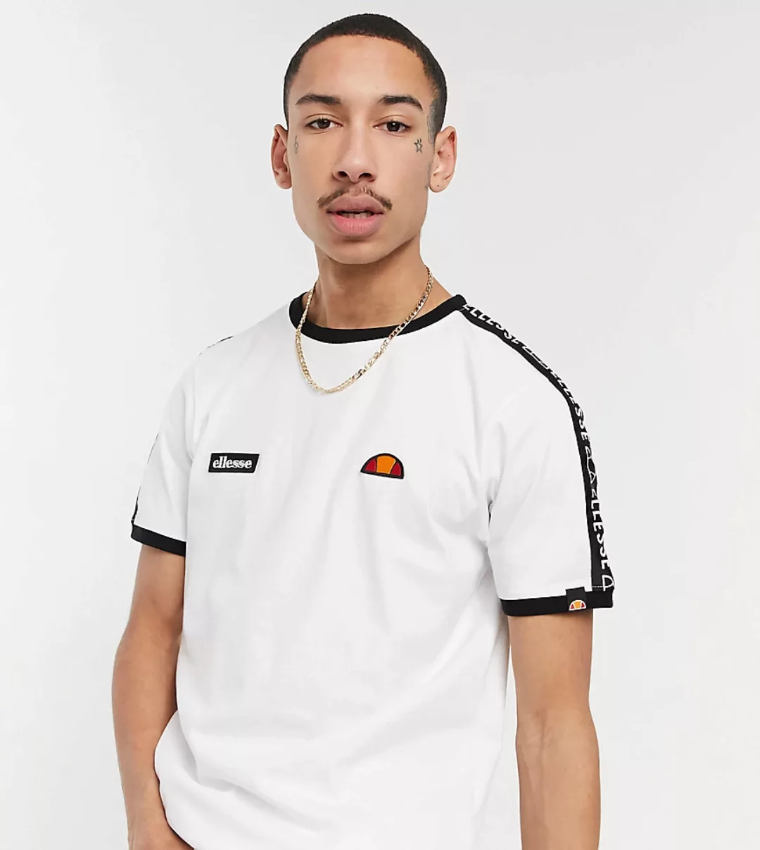 ellesse – Fede – T-Shirt in Weiß, exklusiv bei ASOS günstig online kaufen