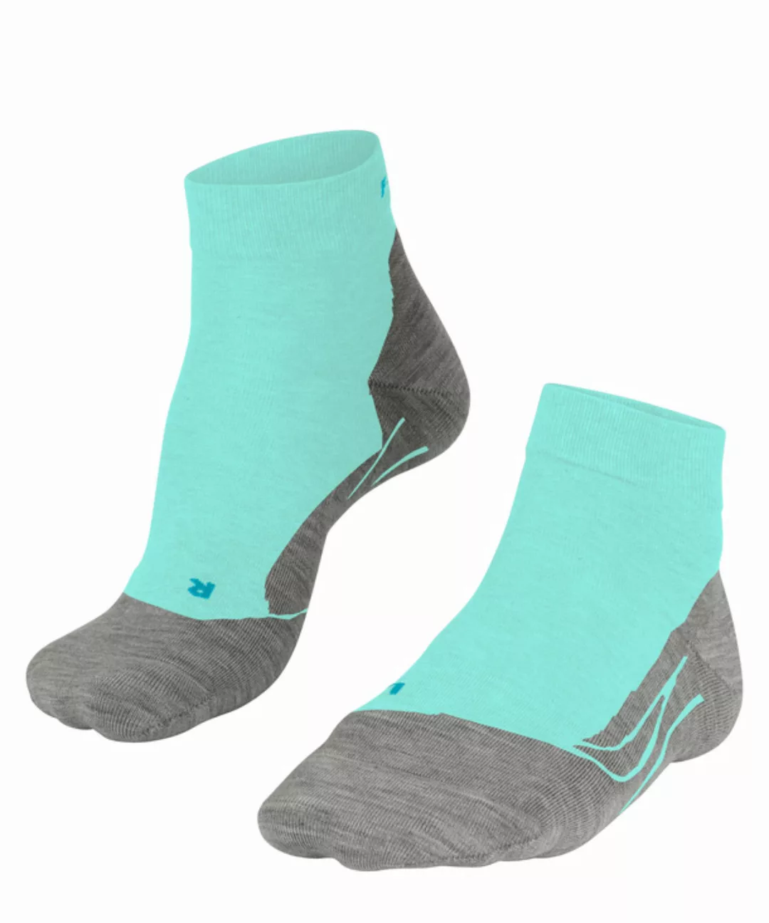 FALKE GO2 Short Damen Golf Socken, 41-42, Blau, Baumwolle, 16780-642304 günstig online kaufen