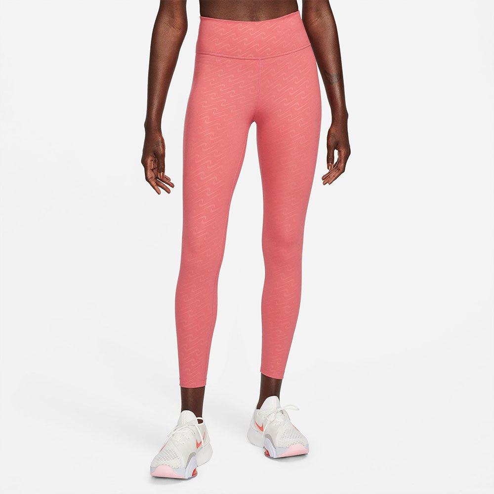 Nike Dri Fit One Icon Clash 7/8 Printed Leggings XS Archaeo Pink / Sail günstig online kaufen