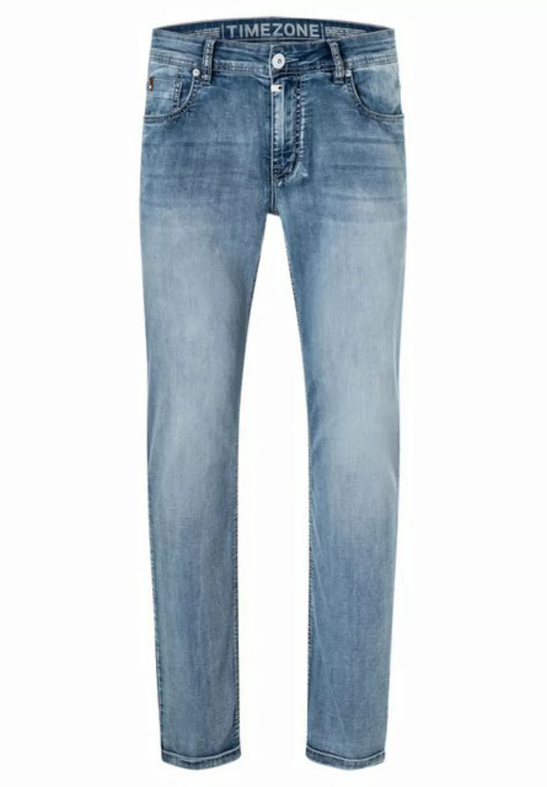 TIMEZONE Herren Jeans Slim EduardoTZ - Slim Fit - Blau - Aqua Blue Wash günstig online kaufen