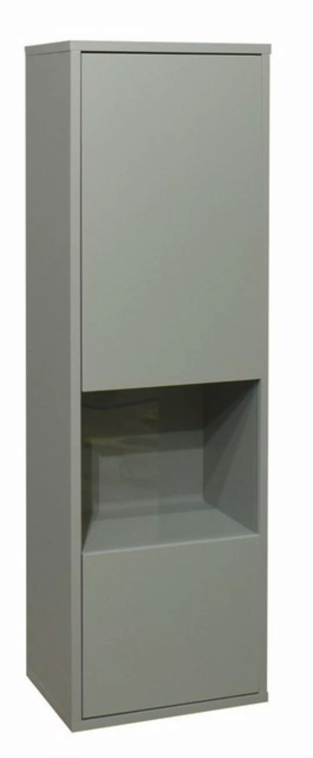 58 aufm Kessel Hängeschrank mit Tür Erna 41x32x132 Hängevitrine Wandschrank günstig online kaufen