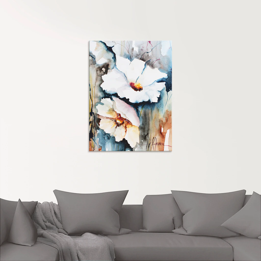 Artland Glasbild "Aquasblüten II", Blumen, (1 St.), in verschiedenen Größen günstig online kaufen