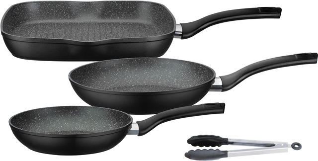 GSW Pfannen-Set »Gourmet Granit«, Aluminium, (Set, 4 tlg., 1x Bratpfanne Ø günstig online kaufen