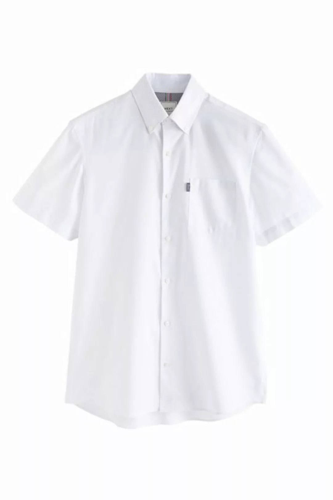 Next Kurzarmhemd Bügelleichtes Button-down-Oxfordhemd, Kurzarm (1-tlg) günstig online kaufen