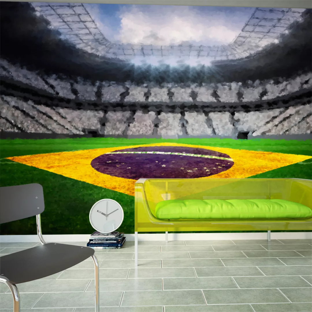 Fototapete - Brasilianisches Stadion günstig online kaufen