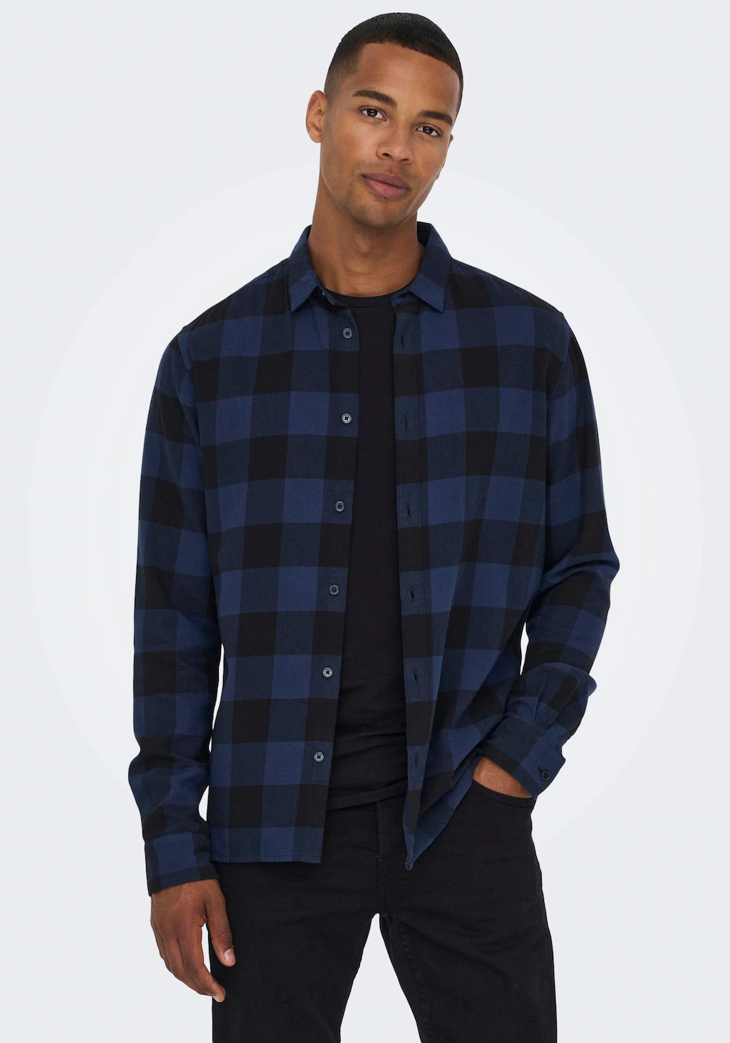 Only & Sons Herren Freizeithemd ONSGUDMUND LS CHECKED SHIRT günstig online kaufen