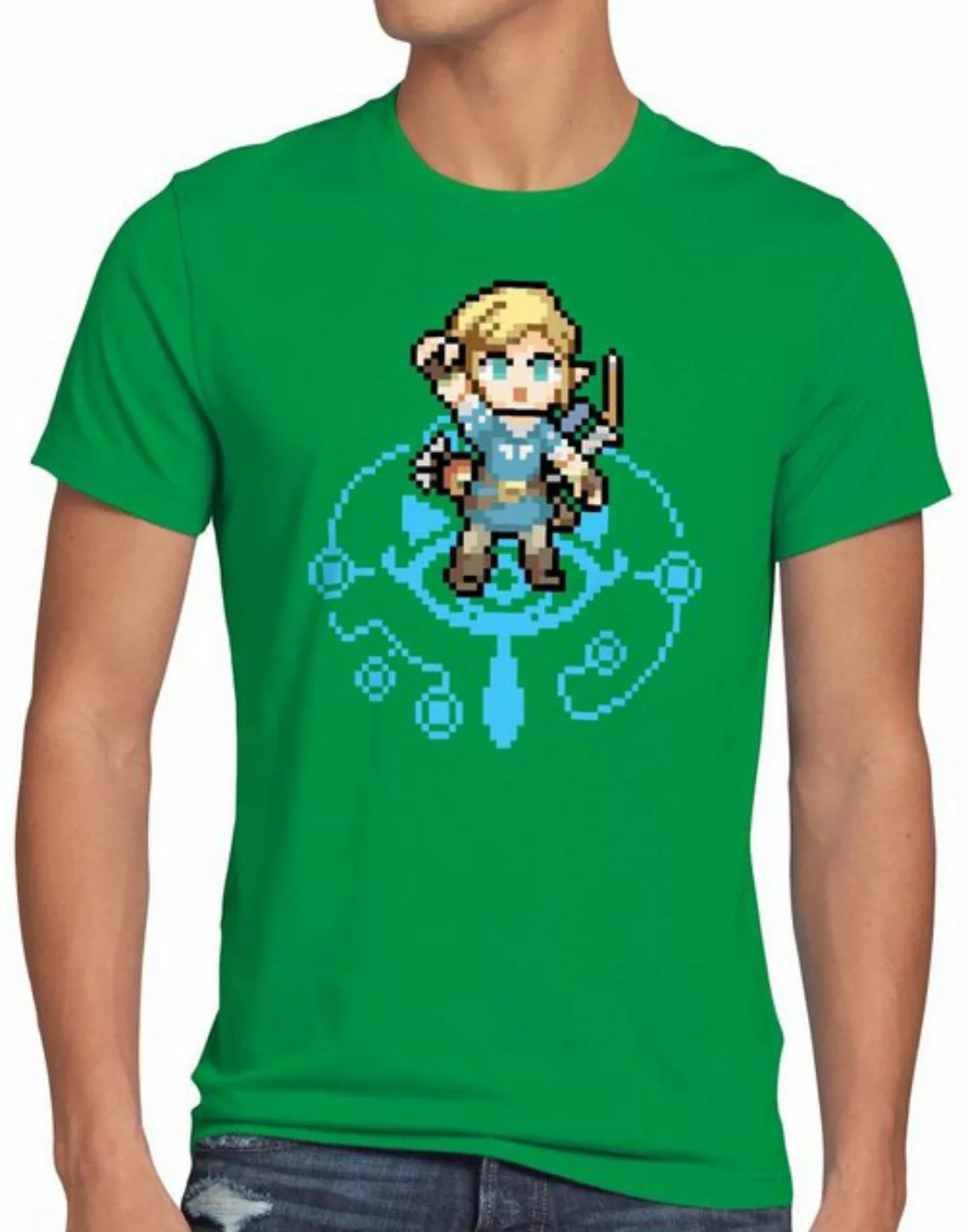 style3 Print-Shirt Herren T-Shirt Wild Link switch the breath of snes zelda günstig online kaufen