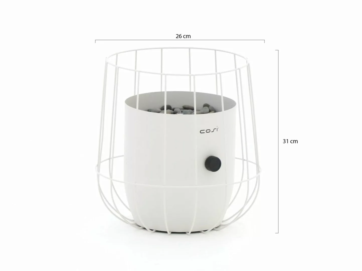 Cosiscoop Basket Tischkamin (ø 26 cm, h: 31 cm) günstig online kaufen