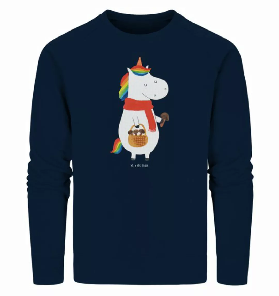 Mr. & Mrs. Panda Longpullover Größe M Einhorn Pilz - French Navy - Geschenk günstig online kaufen