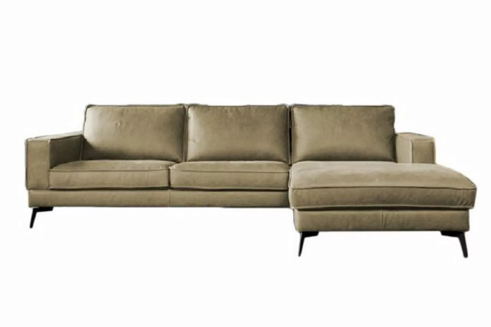 KAWOLA Ecksofa BLOOM, Leder Recamiere rechts od. links versch. Farben günstig online kaufen