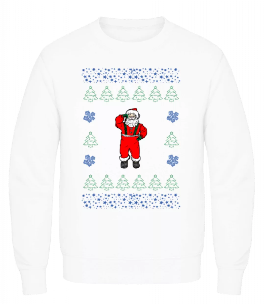 Weihnachtsmann Strickmuster · Männer Pullover günstig online kaufen