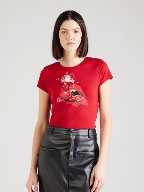 Guess T-Shirt CHERRY BOMB (1-tlg) Ziersteine günstig online kaufen