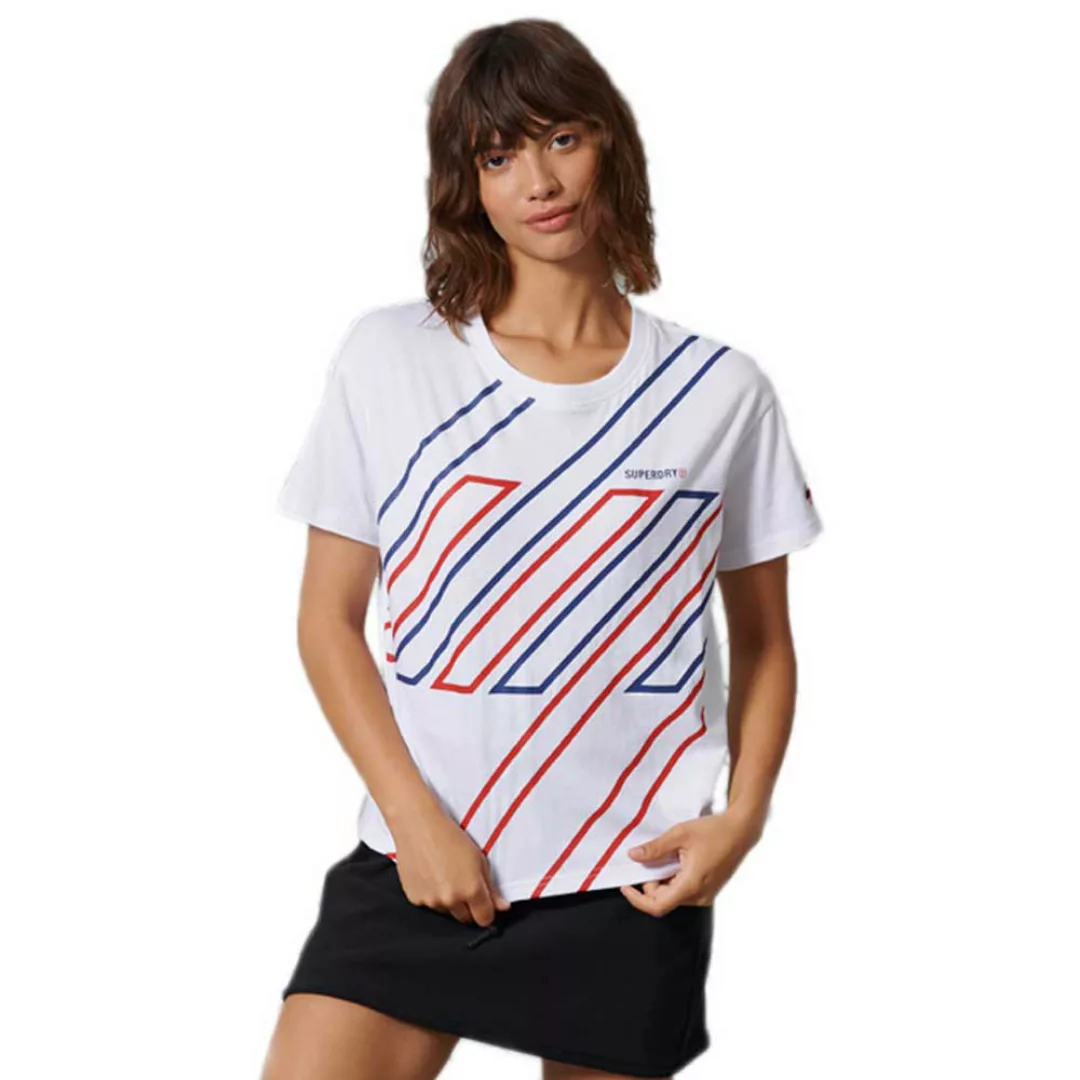 Superdry Sportstyle Kurzarm T-shirt S Optic günstig online kaufen