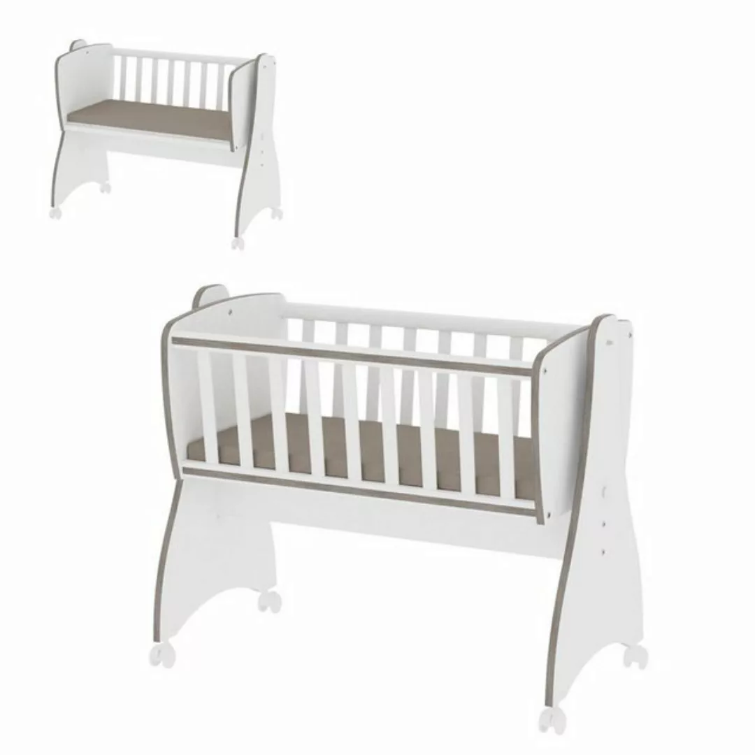 Lorelli Komplettbett Babywiege, First Dreams, Räder, 4 Räder, Bremsen, umba günstig online kaufen