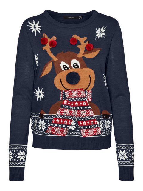 Vero Moda Rollkragenpullover NEWFROSTYDEER (1-tlg) Weiteres Detail günstig online kaufen