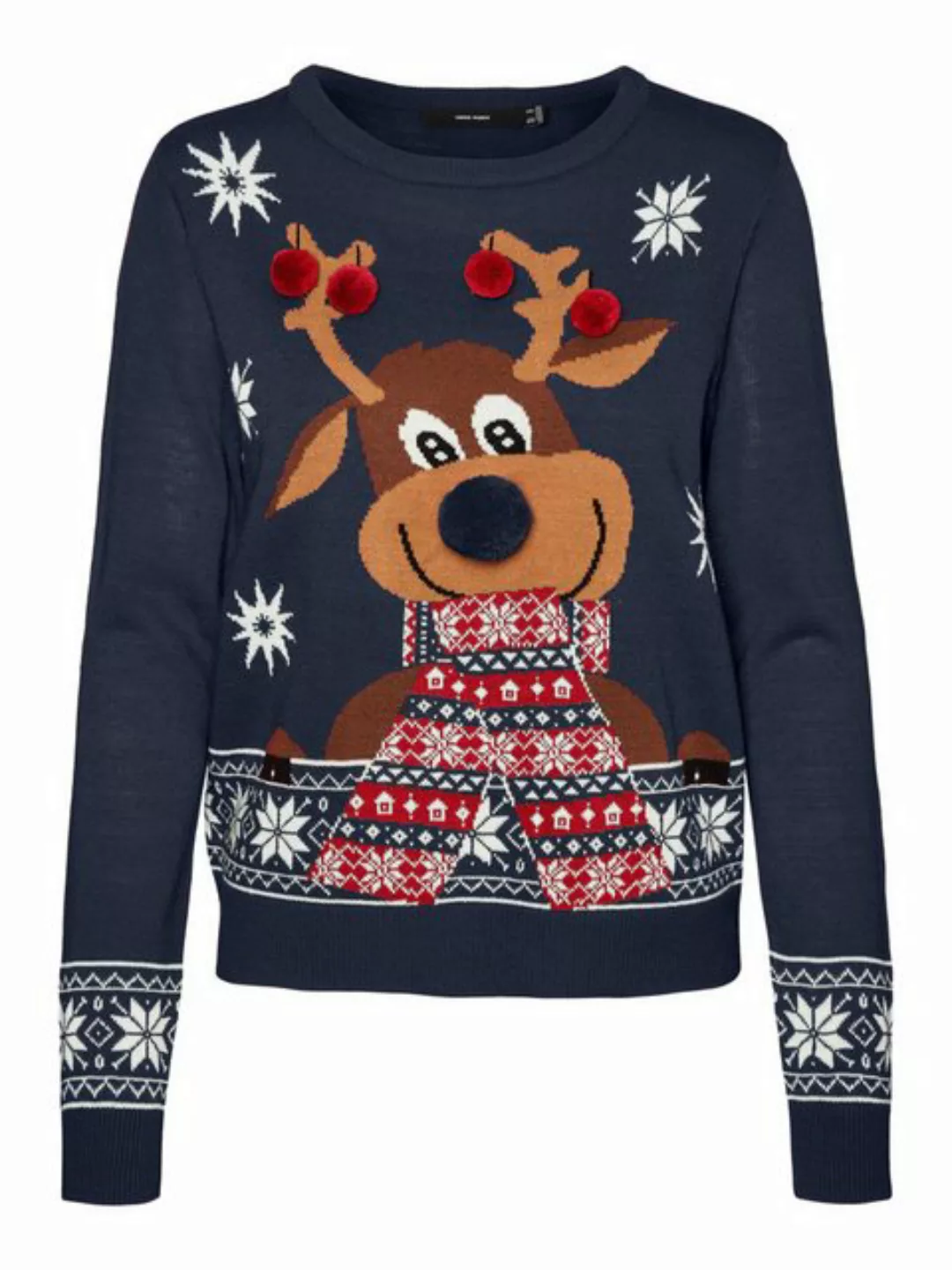 Vero Moda Rollkragenpullover VMNewfrostydeer (1-tlg) Weiteres Detail günstig online kaufen