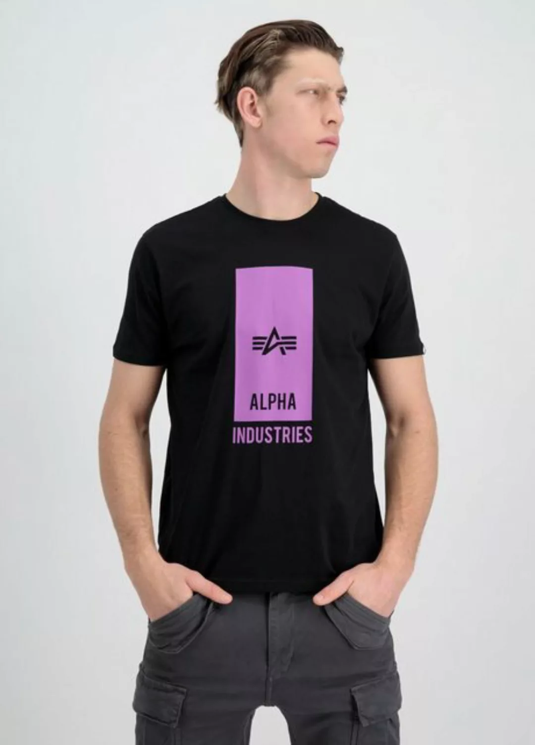 Alpha Industries T-Shirt Alpha Industries Men - T-Shirts Block Logo T günstig online kaufen