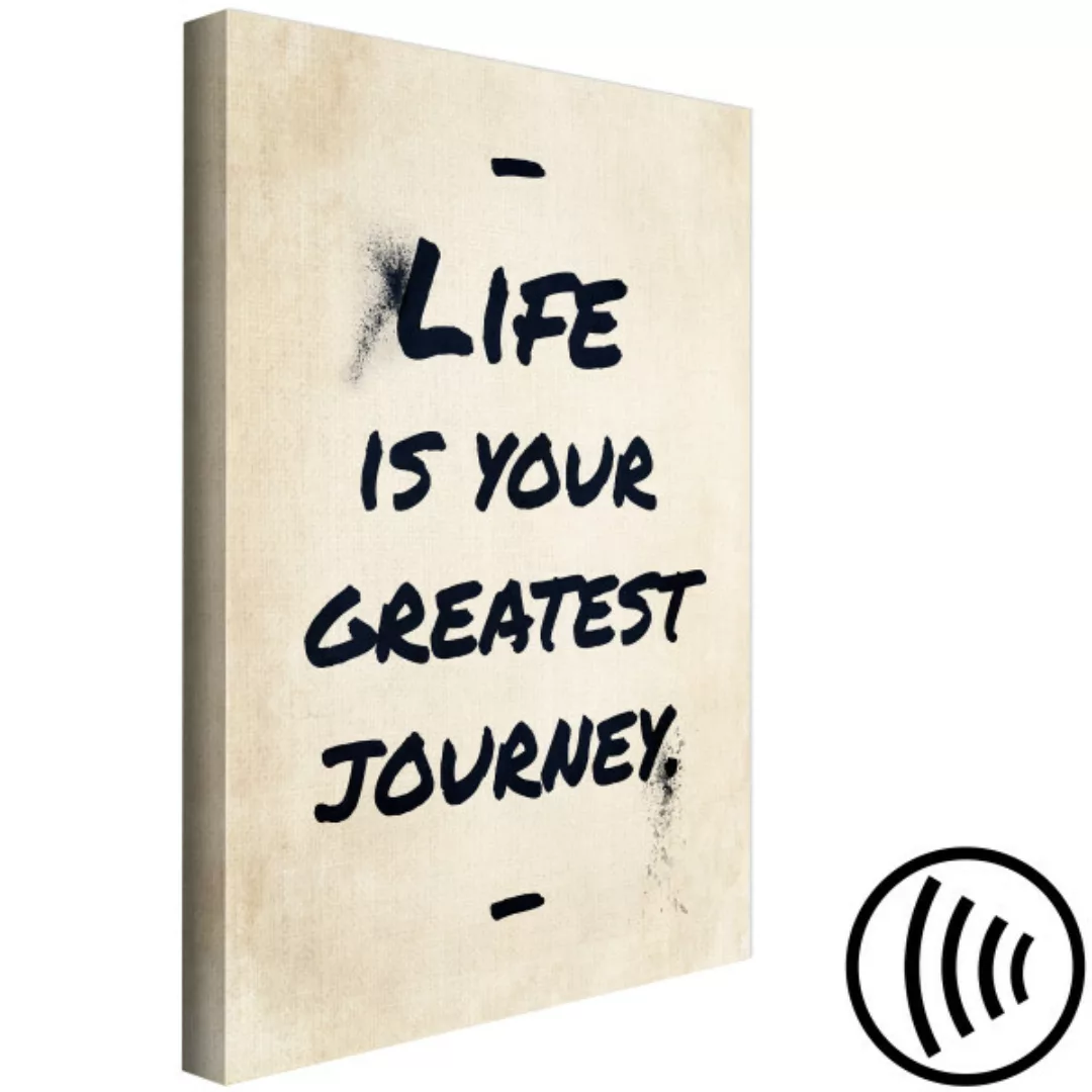 Wandbild Life is Your Greates Journey (1 Part) Vertical XXL günstig online kaufen