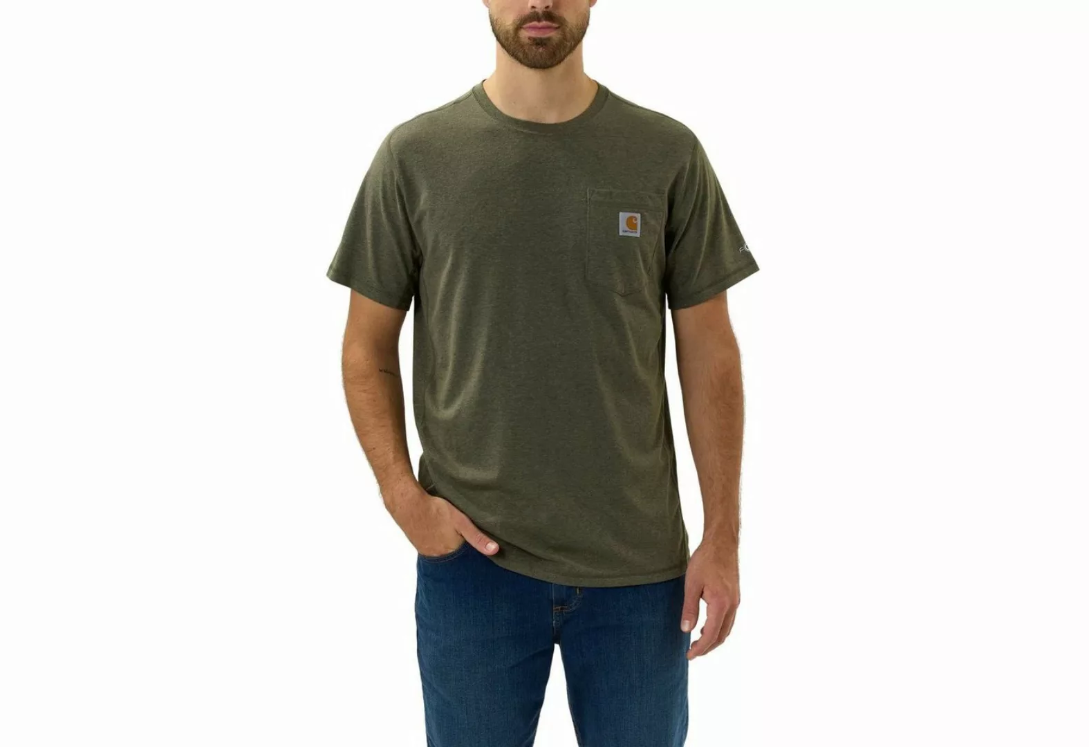 Carhartt T-Shirt Carhartt FORCE FLEX POCKET T-SHIRTS S/S 104616 (1-tlg) günstig online kaufen