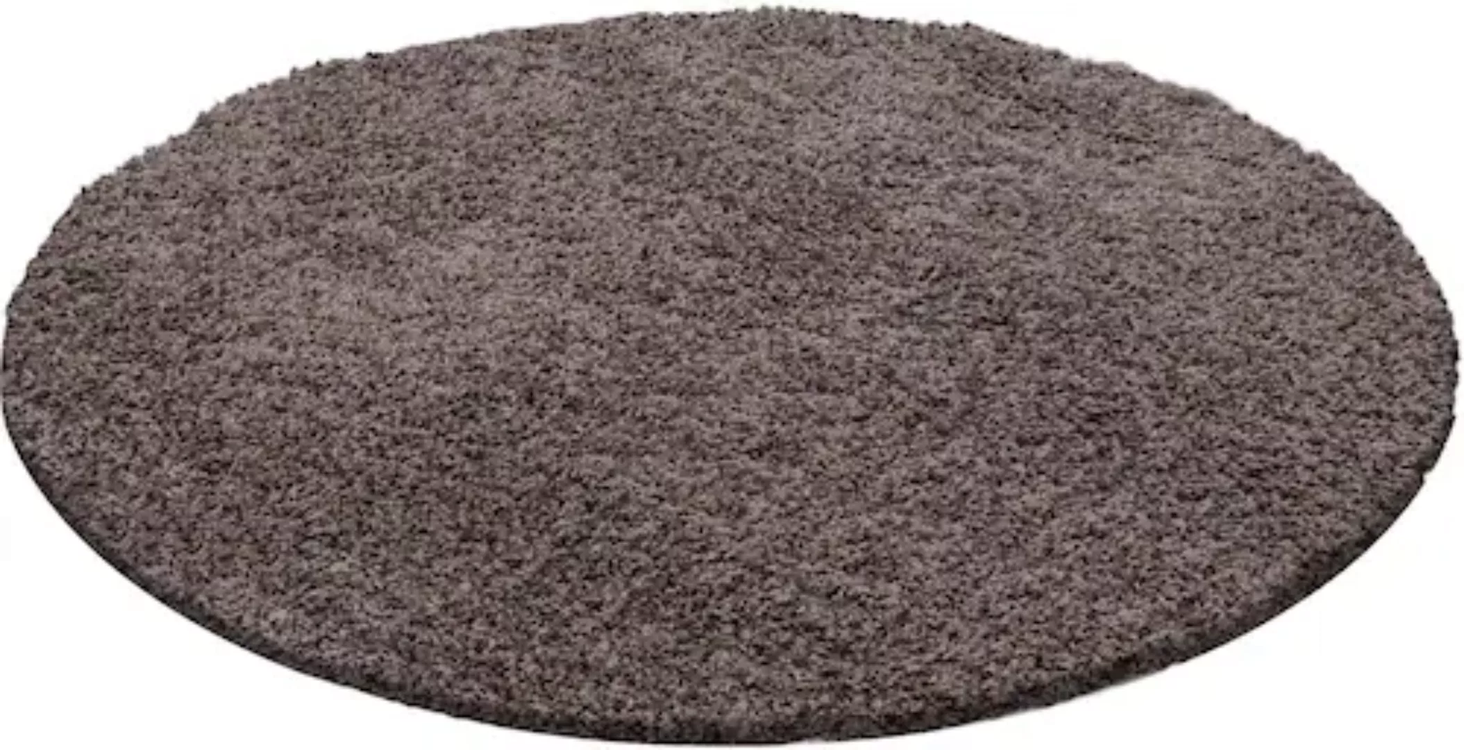 Ayyildiz Teppiche Hochflor-Teppich »Dream Shaggy«, rund, 50 mm Höhe, Wohnzi günstig online kaufen