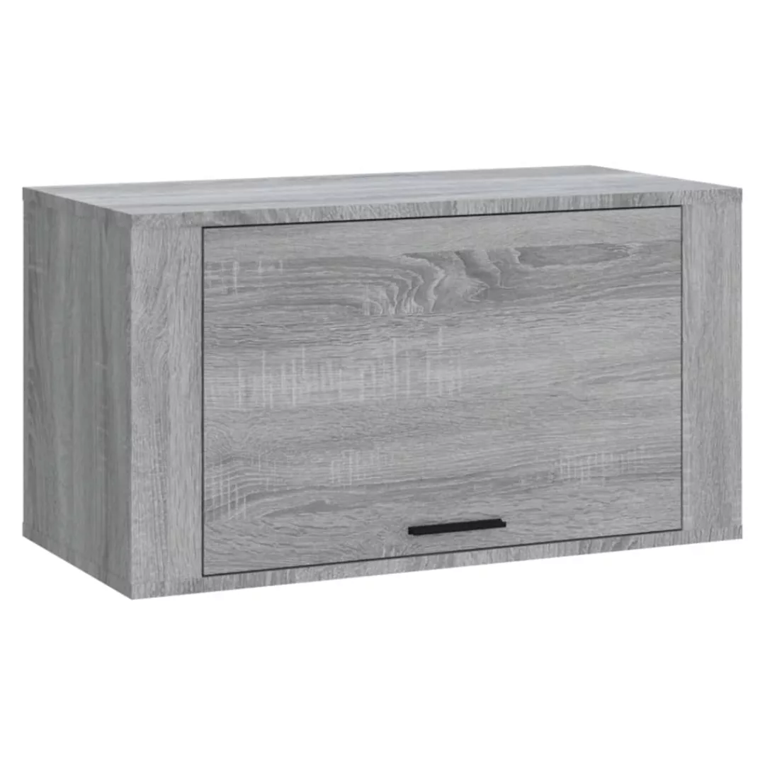 Vidaxl Wand-schuhschrank Grau Sonoma 70x35x38 Cm Massivholz Kiefer günstig online kaufen