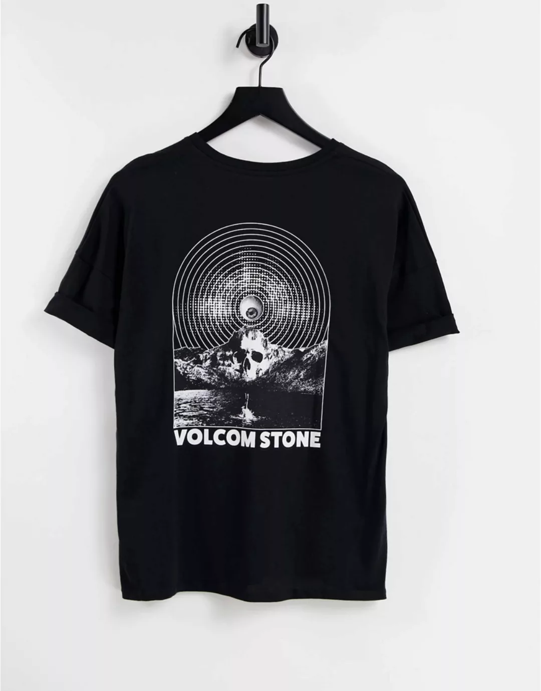 Volcom – Voltrip – Oversize-T-Shirt in Schwarz günstig online kaufen