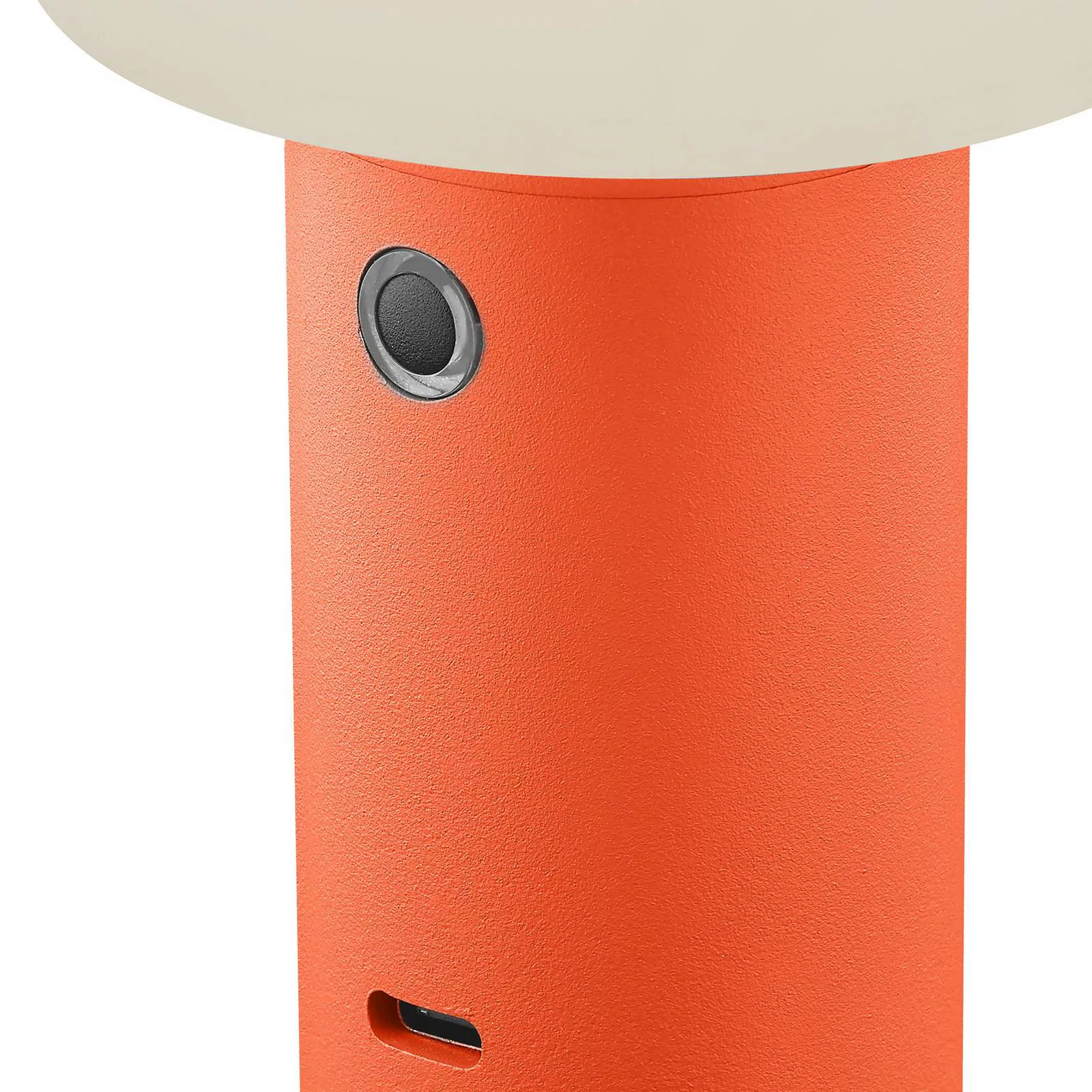 LED-Akku-Tischleuchte Tiny-B, orange, Höhe 13 cm, IP54, USB günstig online kaufen